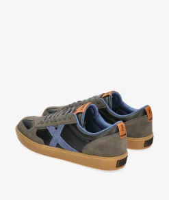 Deportivos MUNICH BREAK en serraje gris