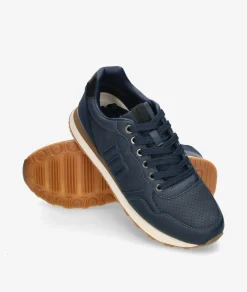 Deportivos Mustang 84755 en azul marino