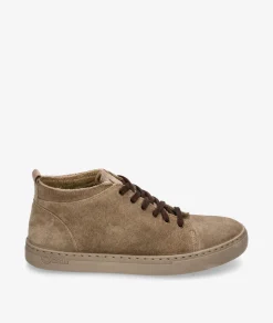 Deportivos Natural World 6721 en serraje taupe