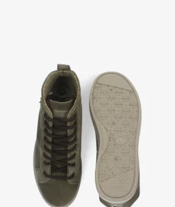 Deportivos Natural World 6220 en serraje kaki