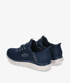 Deportivos Skechers 232457 en azul marino