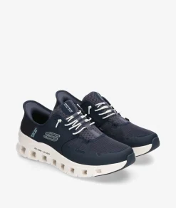 Deportivos Skechers 232930 en azul marino