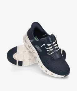 Deportivos Skechers 232930 en azul marino