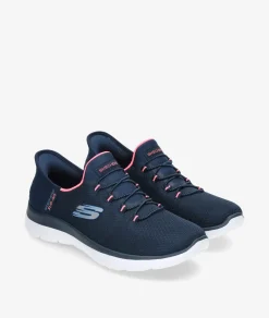 Deportivos Skechers 150123 en azul marino