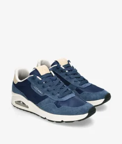 Deportivos Skechers 183053 en azul marino