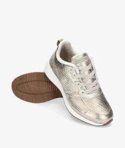 Deportivos Skechers 33155 en oro