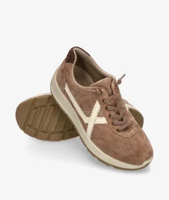 Deportivos St. Gallen SOFI-01 en serraje taupe