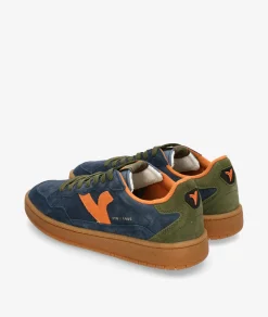 Deportivos Victoria 8806111 en serraje azul