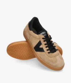 Deportivos Victoria 1126219 en serraje taupe