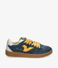 Deportivos Victoria 8806102 en serraje azul