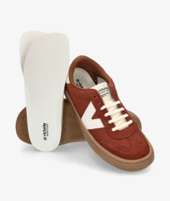 Deportivos Victoria OLMO BAREFOOT en serraje teja