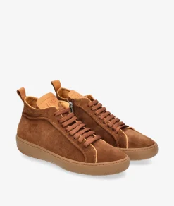 Deportivos Walk & Fly EST-03-104 en serraje cuero