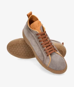 Deportivos Walk & Fly EST-03-104 en serraje taupe