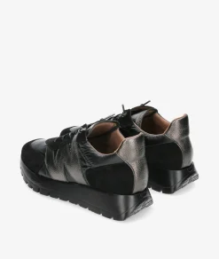 Deportivos Wonders A-2464 en negro