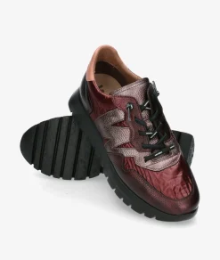 Deportivos Wonders A-2491 en burdeos