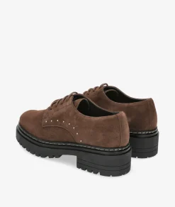 DOBLE PISO Kénnebec 684 TACHITAS en serraje marrón