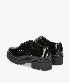 DOBLE PISO Kénnebec 684 TACHITAS en charol negro