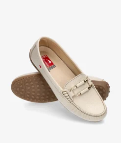 Mocasines Fluchos F2156 en hueso