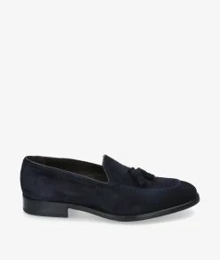 Mocasines HOBBS- DON 10958 en serraje azul