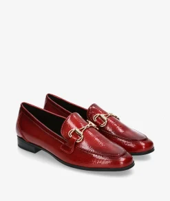 Mocasines MARCO TOZZI 2-24248-25 en charol rojo