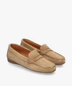 Mocasines pabloochoa.shoes 94239 en serraje taupe