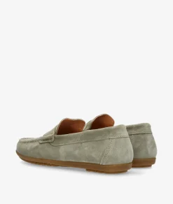 Mocasines pabloochoa.shoes 82223 en serraje kaki