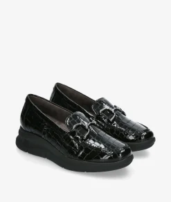 Mocasines Pitillos 10750 en coco negro
