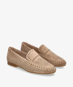 Mocasines Stephen Allen LAUR-24 1908-C490 en ante camel