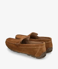 Mocasines Traveris 33720 en serraje cuero