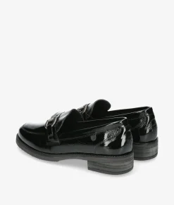 Mocasines Valeria´s 1537 en charol negro
