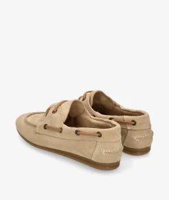 Naúticos bloom&you OLIVIA en serraje taupe