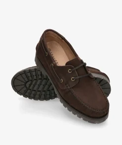 Naúticos Traveris 84887 en nobuck marrón