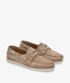 Naúticos Traveris 87924 en serraje piedra