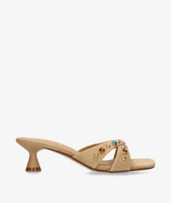 Sandalias Aclys MILANO 02 en ante beige