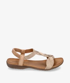 Sandalias Amarpies 23572 en bronce