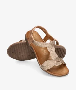 Sandalias Amarpies 23572 en bronce