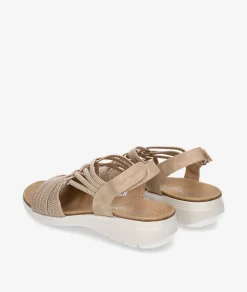 Sandalias Amarpies 26583 en beige