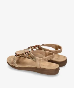 Sandalias Amarpies 30245 en platino