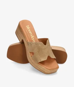 Sandalias bloom&you LEONOR en serraje taupe
