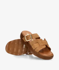 Sandalias bloom&you LILIA en serraje cuero