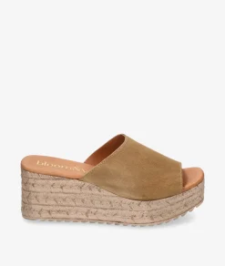 Sandalias bloom&you LISA en serraje camel