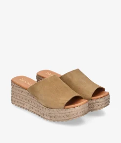 Sandalias bloom&you LISA en serraje camel
