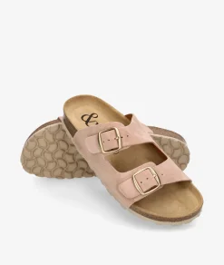 Sandalias bloom&you NENUFAR en serraje nude