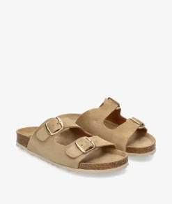 Sandalias bloom&you NENUFAR en serraje taupe
