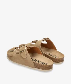 Sandalias bloom&you NENUFAR en serraje taupe