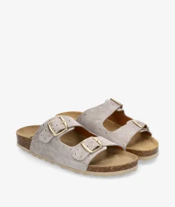 Sandalias bloom&you NERINE en serraje piedra