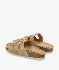 Sandalias bloom&you NEW NENUFAR en serraje taupe