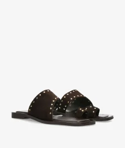 Sandalias bloom&you OLEA en serraje marrón