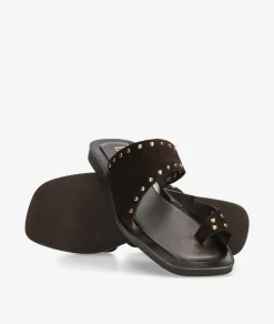 Sandalias bloom&you OLEA en serraje marrón