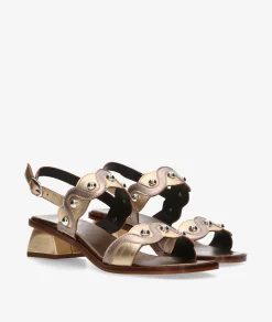 Sandalias pabloochoa.shoes 3046 en oro